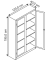 Stahlschrank 8930-055 S10099 lichtgrau, lichtblau, Acrylglas 120,0 x 40,0 x 195,0 cm, aufgebaut
